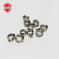 SS304 Stainless Steel Single Ear Stepless Hose Clamp For Pipe Clamps